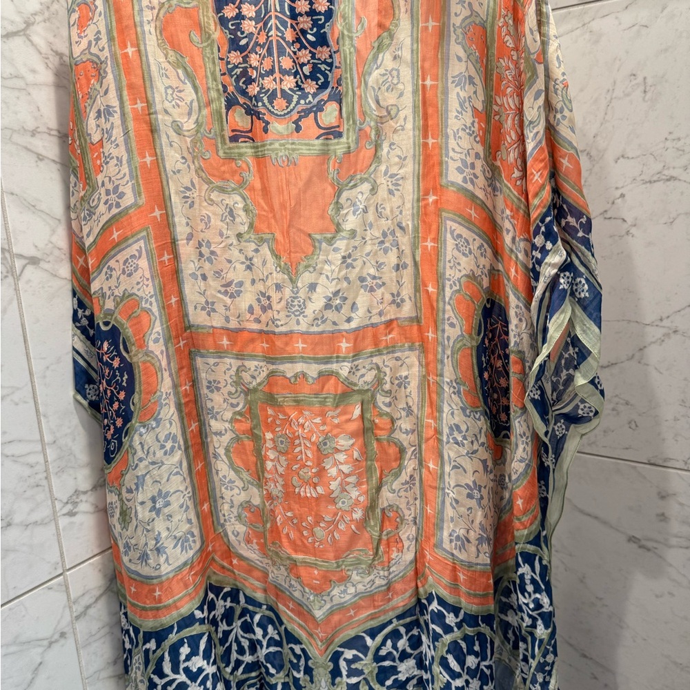 One Hundred Stars Vibrant Patterned Kimono